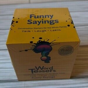 Brand New!  Sealed!!! Word Teasers  Funny Sayings edition